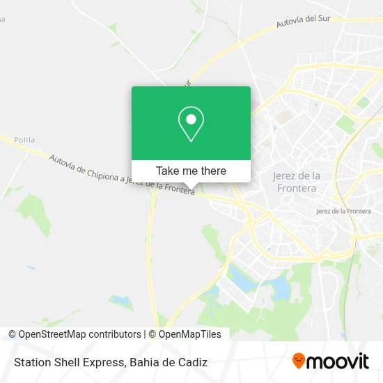 Station Shell Express map