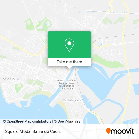 Square Moda map