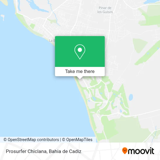 Prosurfer Chiclana map