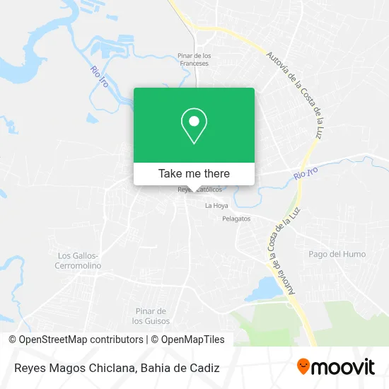 Reyes Magos Chiclana map
