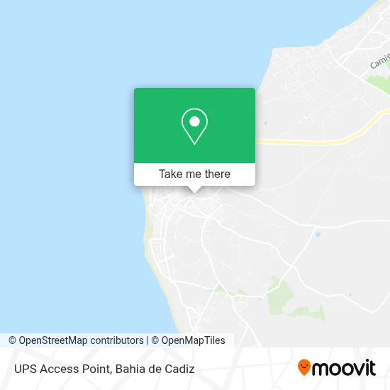 Ups Access Point map
