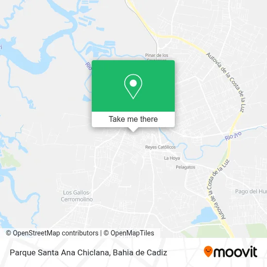 Parque Santa Ana Chiclana map