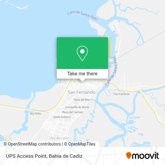 Ups Access Point map
