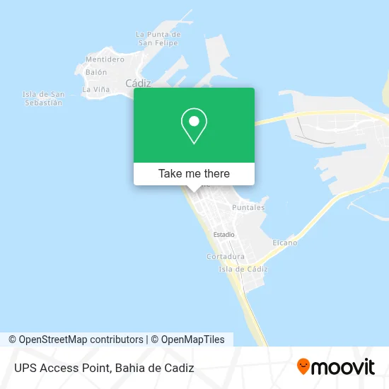 Ups Access Point map