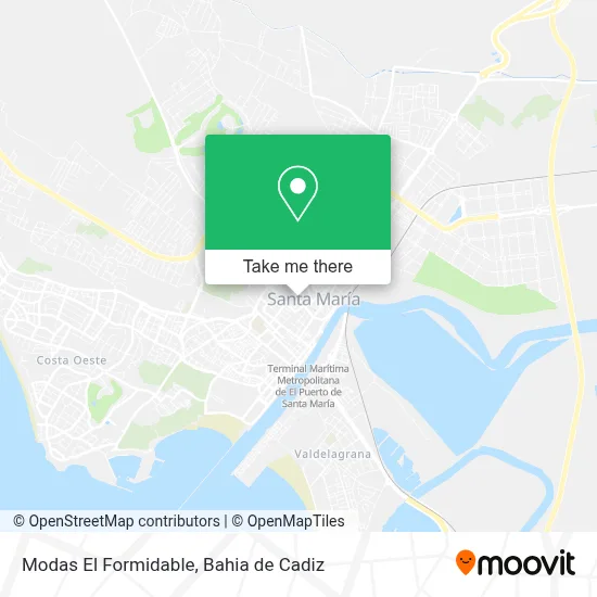 Modas El Formidable map