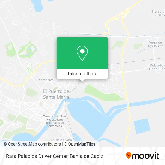 Rafa Palacios Driver Center map