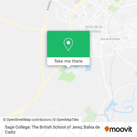 mapa Sage College: The British School of Jerez