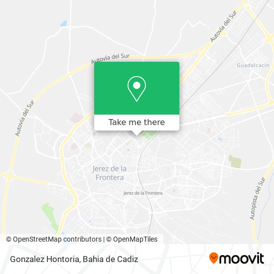 mapa Gonzalez Hontoria