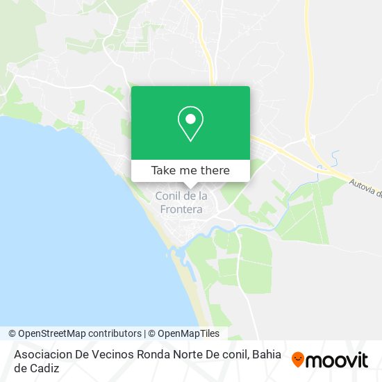 Asociacion De Vecinos Ronda Norte De conil map