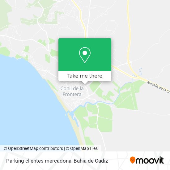 Parking clientes mercadona map