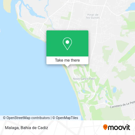 Malaga map