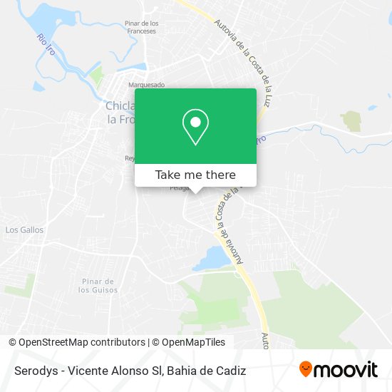Serodys - Vicente Alonso Sl map