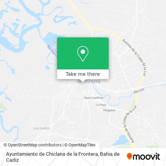 mapa Ayuntamiento de Chiclana de la Frontera