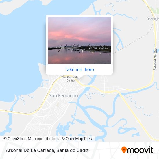 Arsenal De La Carraca map