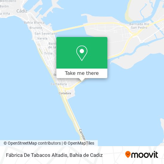 Fábrica De Tabacos Altadis map