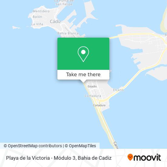 Playa de la Victoria - Módulo 3 map