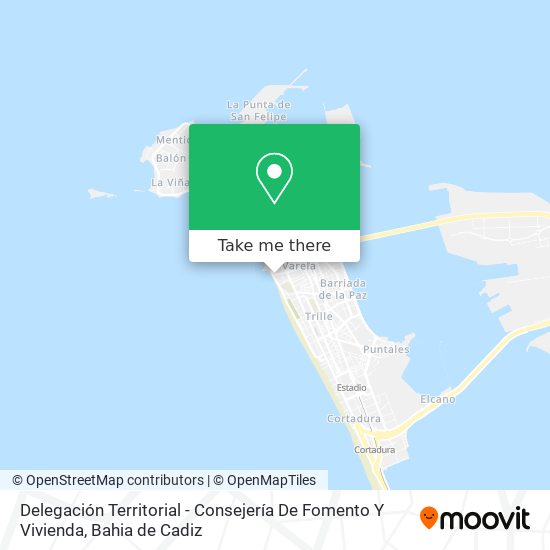 Delegación Territorial - Consejería De Fomento Y Vivienda map
