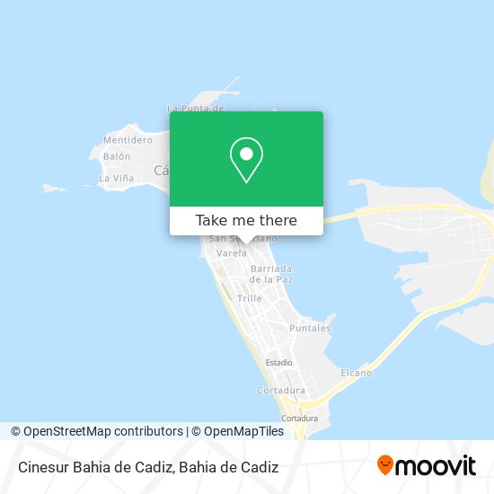 mapa Cinesur Bahia de Cadiz