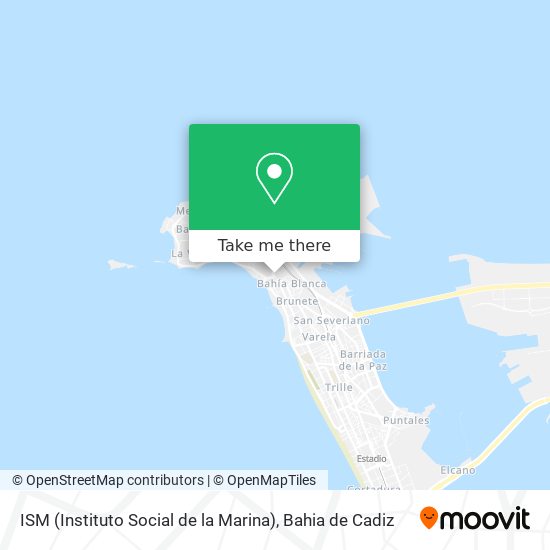 ISM (Instituto Social de la Marina) map