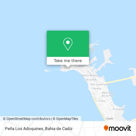 Peña Los Adoquines map