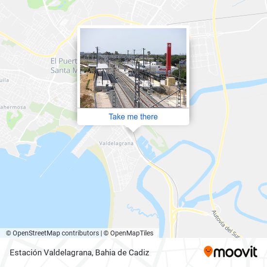 Estación Valdelagrana map