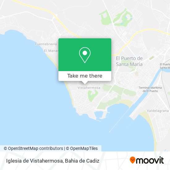 Iglesia de Vistahermosa map
