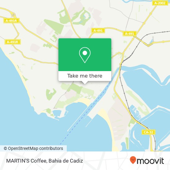 mapa MARTIN'S Coffee