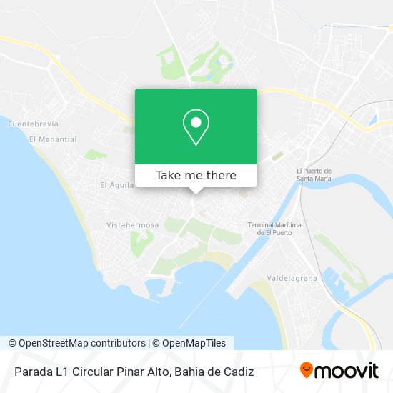 Parada L1 Circular Pinar Alto map