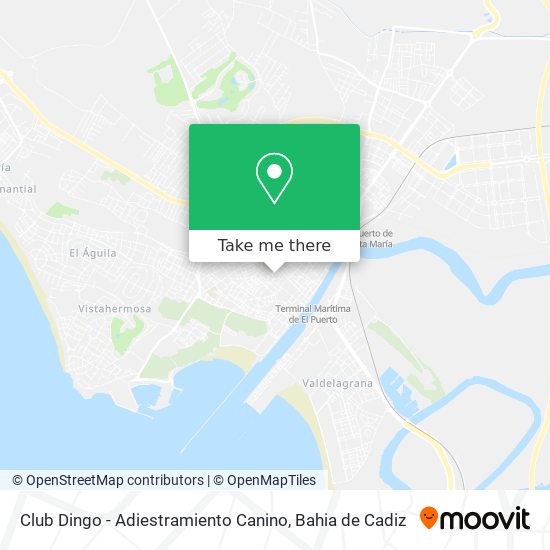 mapa Club Dingo - Adiestramiento Canino