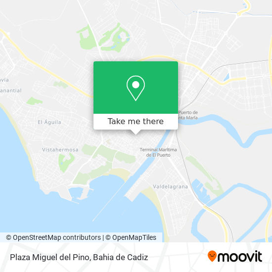 mapa Plaza Miguel del Pino