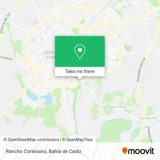 Rancho Cortesano map