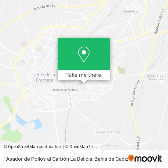 Asador de Pollos al Carbón La Delicia map