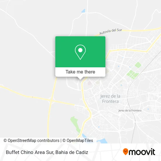 Buffet Chino Area Sur map