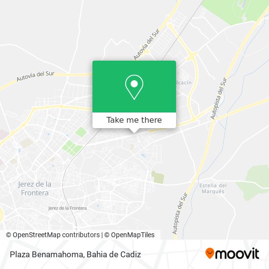 mapa Plaza Benamahoma