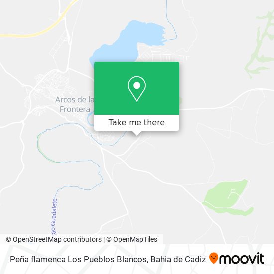 Peña flamenca Los Pueblos Blancos map