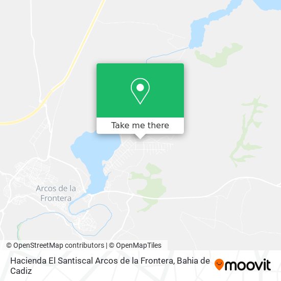 Hacienda El Santiscal Arcos de la Frontera map