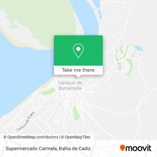 Supermercado Carmela map