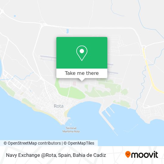 Navy Exchange @Rota, Spain map