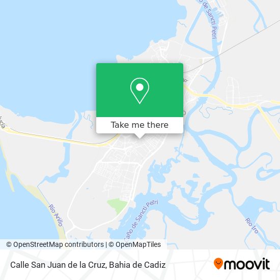 mapa Calle San Juan de la Cruz