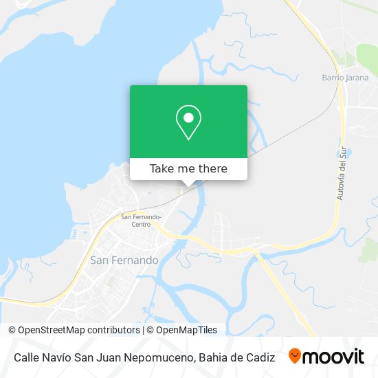 Calle Navío San Juan Nepomuceno map