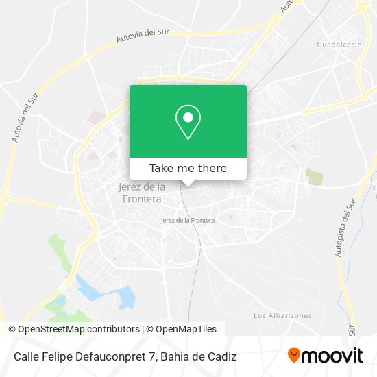 Calle Felipe Defauconpret 7 map
