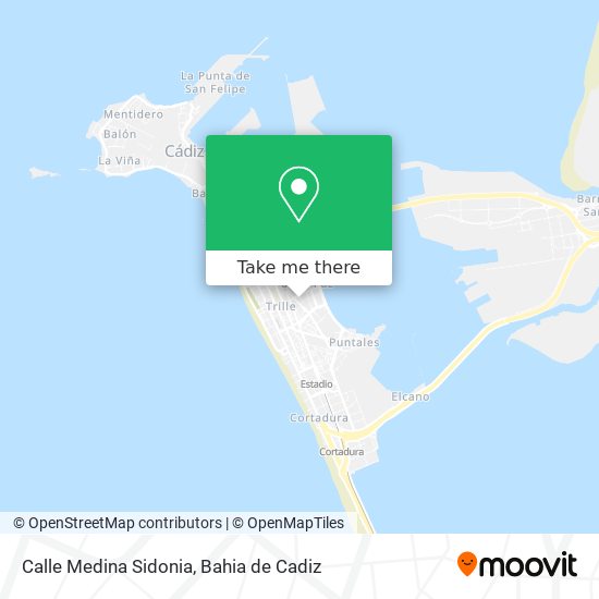 Calle Medina Sidonia map