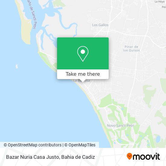 Bazar Nuria Casa Justo map
