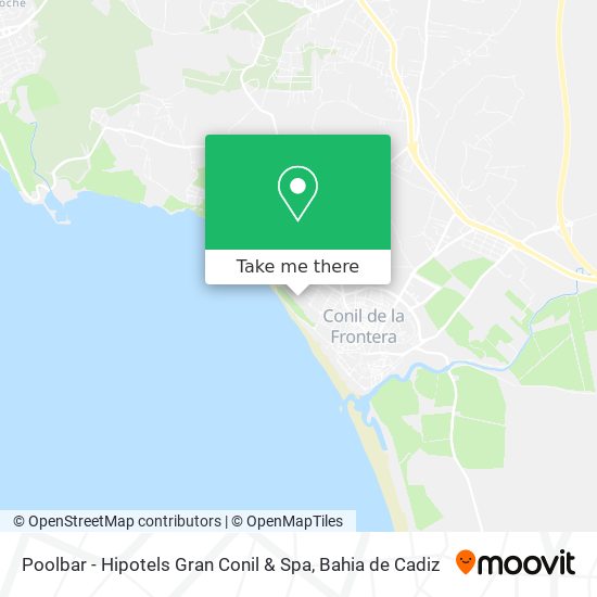 Poolbar - Hipotels Gran Conil & Spa map