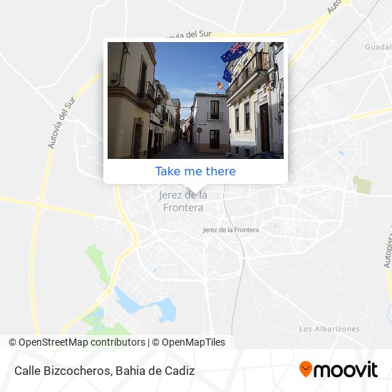 Calle Bizcocheros map