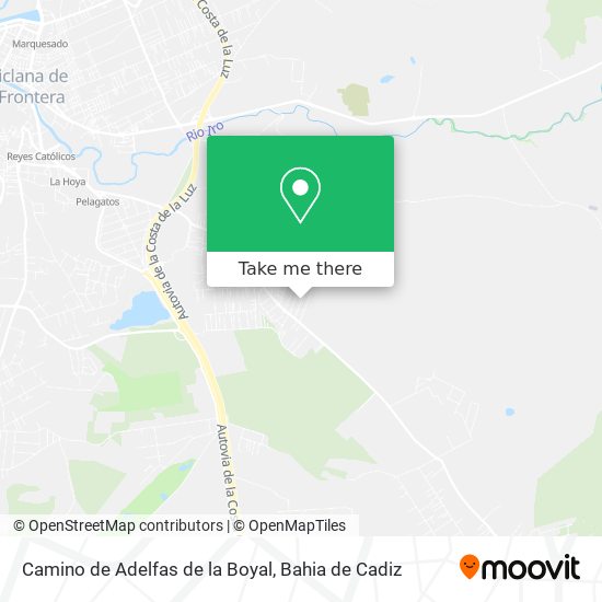 Camino de Adelfas de la Boyal map