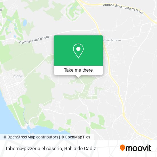 taberna-pizzeria el caserio map