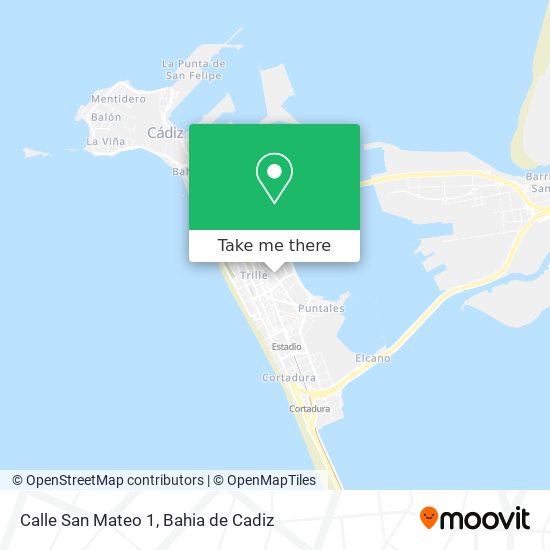 Calle San Mateo 1 map