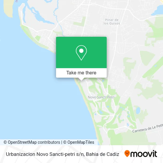 Urbanizacion Novo Sancti-petri s / n map