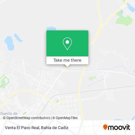 Venta El Pavo Real map